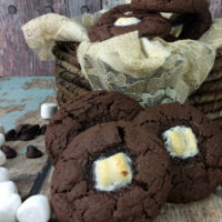 S’mores Chocolate Cake Mix Cookies Recipe