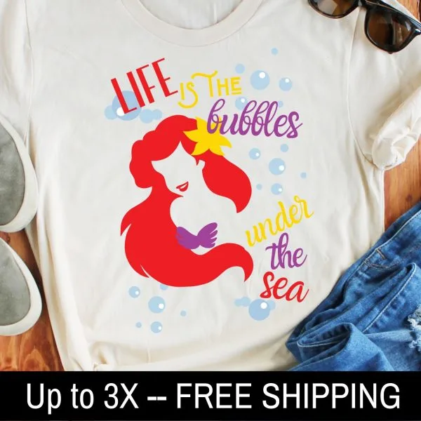 Ariel Shirt What Are Disney Cruise Fish Extenders? Going on a Disney Cruise? Then you'll definitely want to participate in a Disney Cruise Fish Extender Group! Read on to find out what are Disney fish extenders and a list of the top fish extender gifts to give!