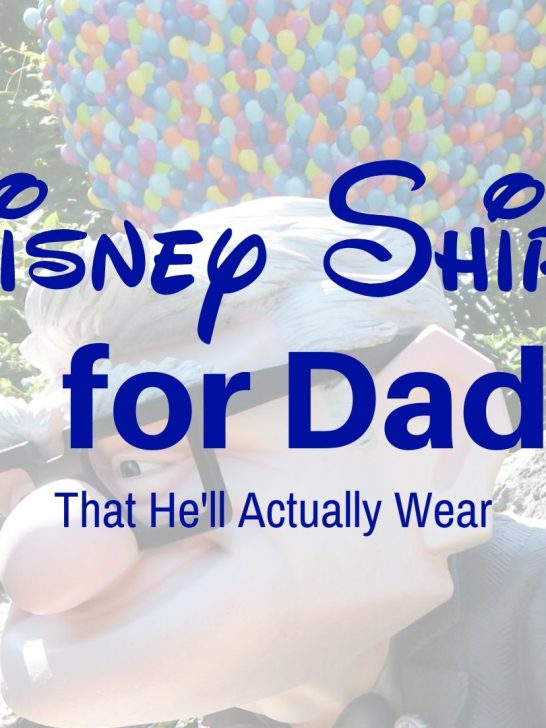 Disney Shirts for Dad that he'll actually wear