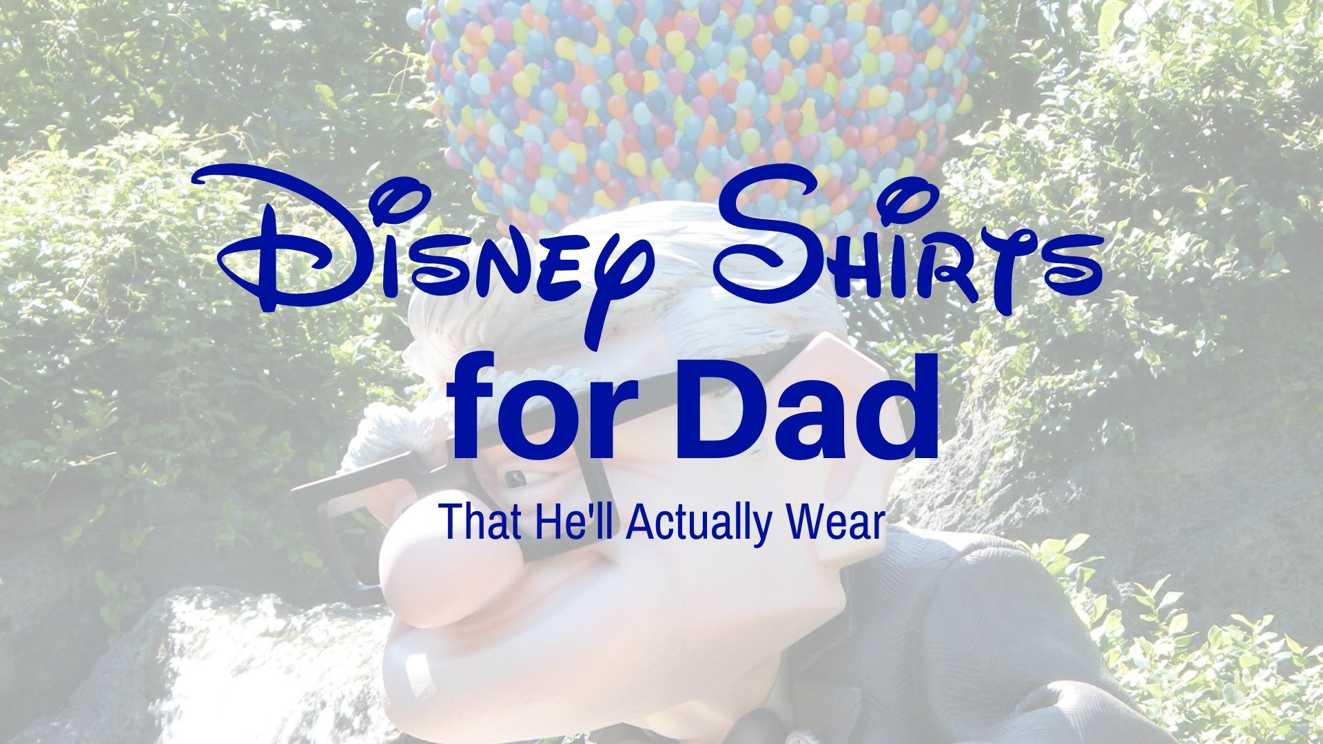 Disney Shirts for Dad that he'll actually wear