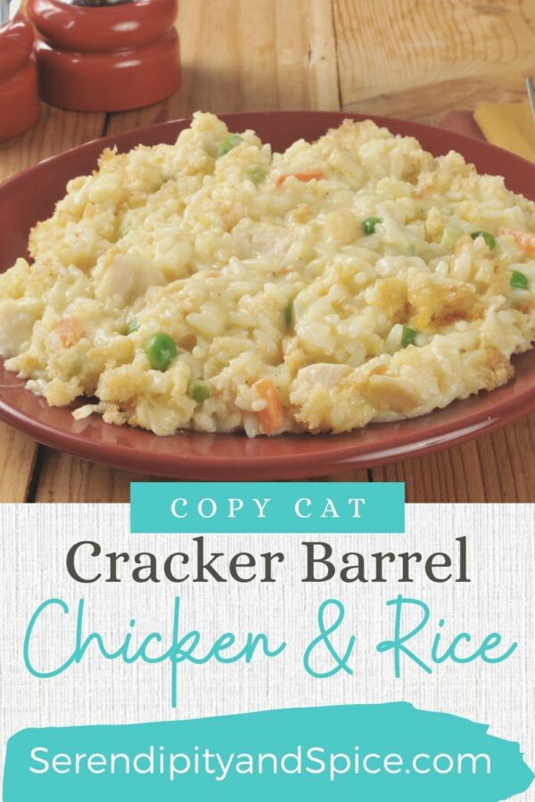 Copy Cat Cracker Barrel Chicken and Rice Casserole