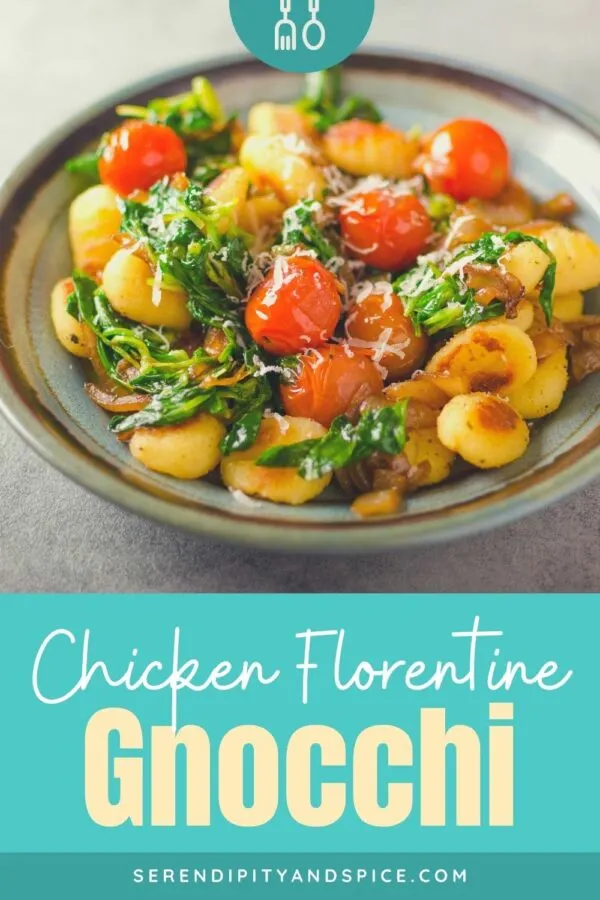 Chicken spinach tomato gnocchi pasta recipe