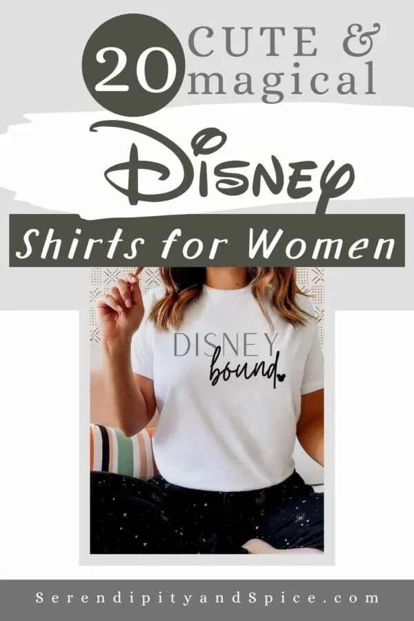 Disney Shirts for Women 1 Disney Shirts for Women These Disney shirts for women are perfect for your next Disney vacation. I always buy new Disney shirts for our trips and these are some of my absolute FAVORITE Disney shirts for women.