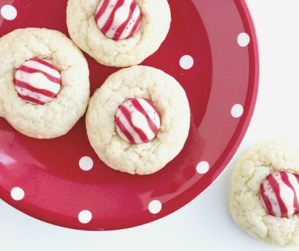Peppermint Kiss Blossom Cookies without Peanut Butter