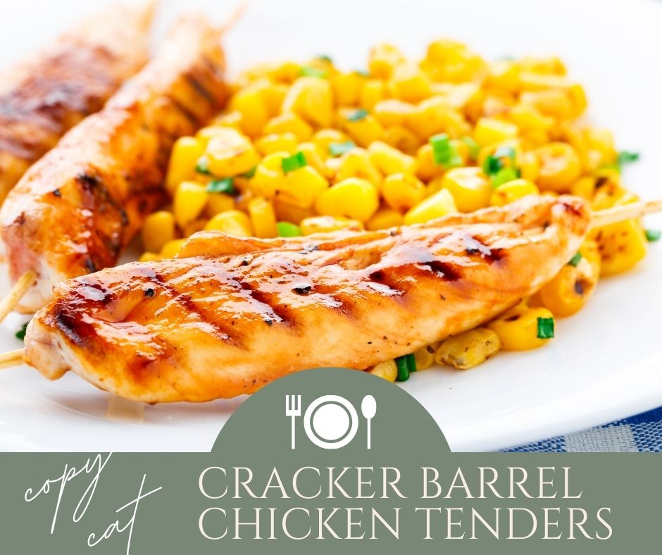 Copy Cat Cracker Barrel Chicken Tenderloins make the perfect dinner for busy nights!