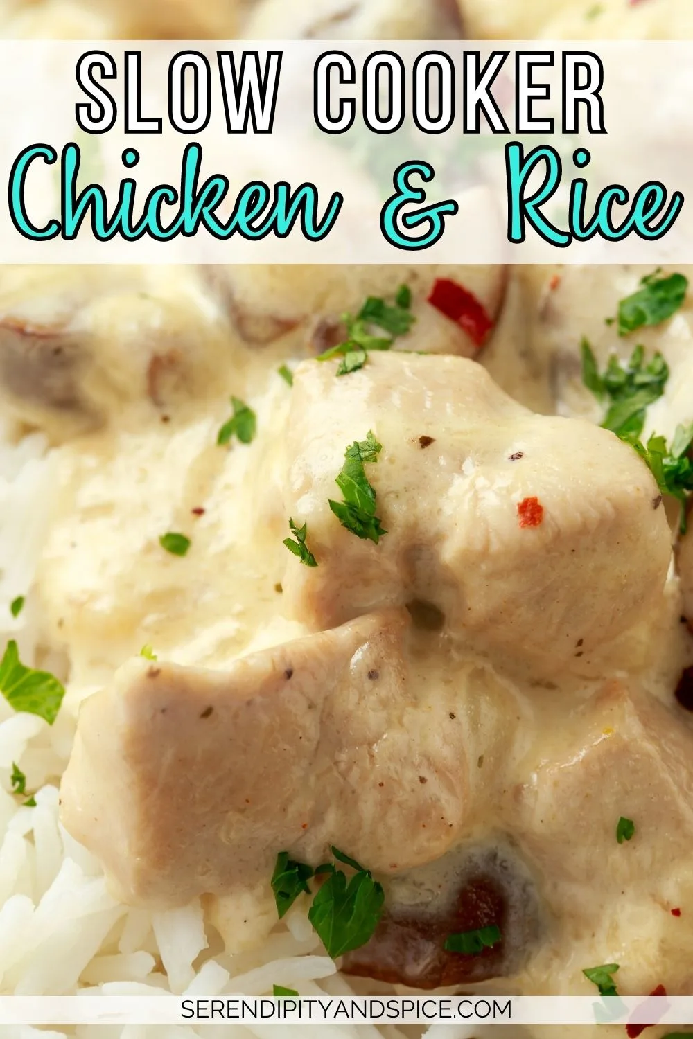 Easy Chicken and Rice Recipe - Baked in the Oven and Super Creamy