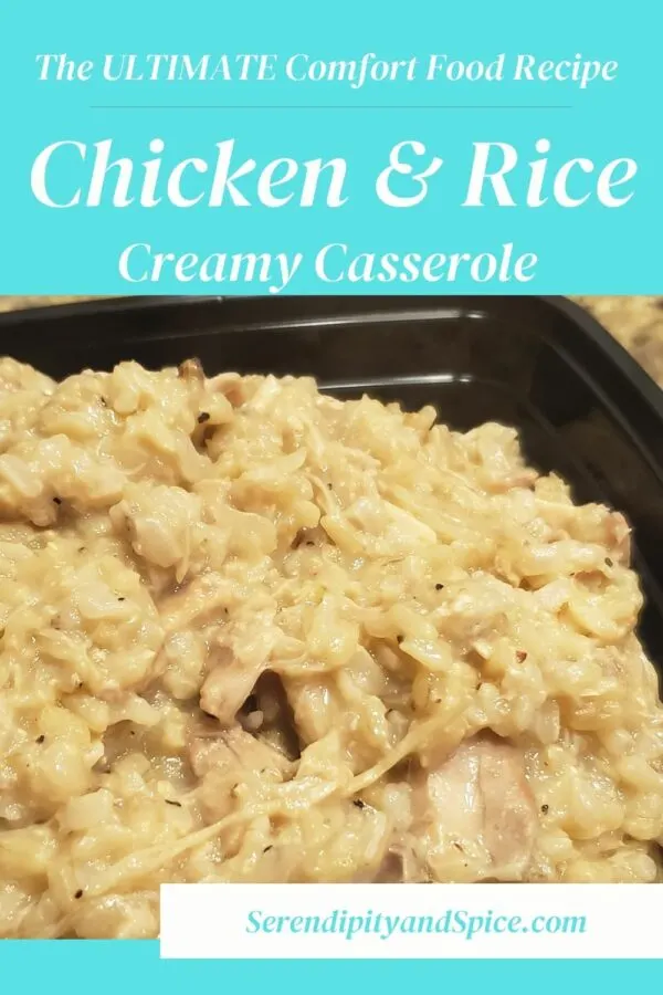 Easy Chicken and Rice Recipe - Creamy Oven Baked Chicken Casserole