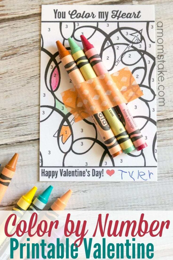 Color by Number Valentine Non-Candy Valentine Card Ideas Non-Candy Valentine Card Ideas. Check out these free printable non-candy Valentine card ideas that are sure to melt your heart without adding sugar to your child's diet!