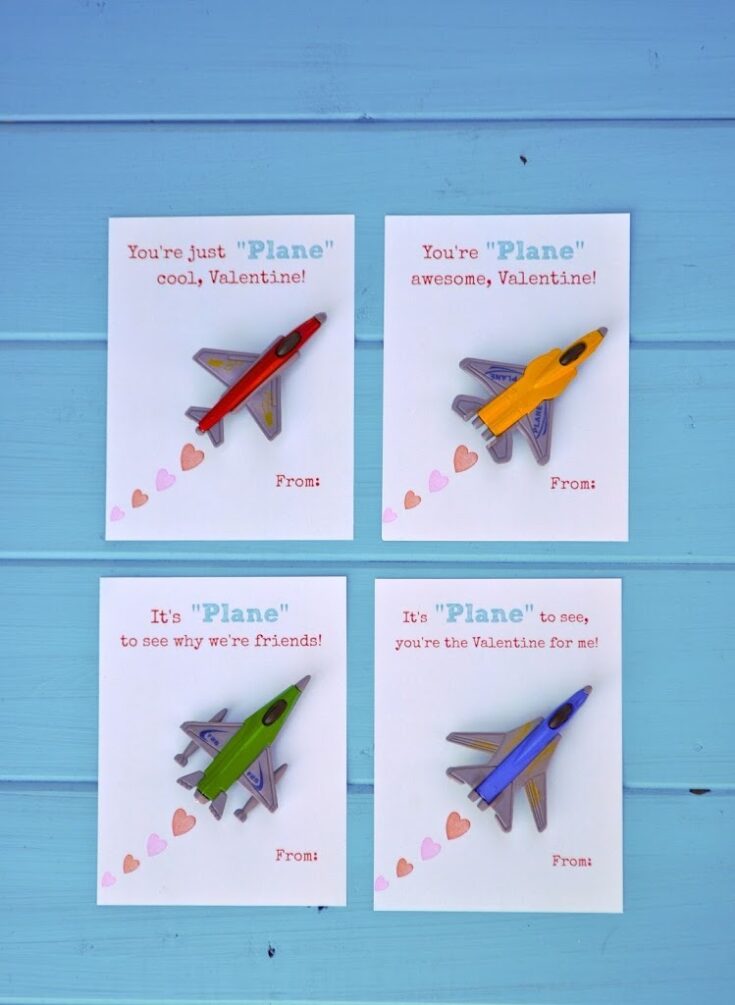 Free Printable Toy Plane Valentines ExtraLarge800 ID 834046.jpgv834046 Non-Candy Valentine Card Ideas Non-Candy Valentine Card Ideas. Check out these free printable non-candy Valentine card ideas that are sure to melt your heart without adding sugar to your child's diet!