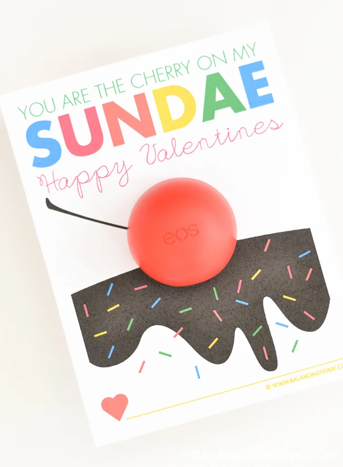 Printable Valentine Non Candy EOS 65 Non-Candy Valentine Card Ideas Non-Candy Valentine Card Ideas. Check out these free printable non-candy Valentine card ideas that are sure to melt your heart without adding sugar to your child's diet!