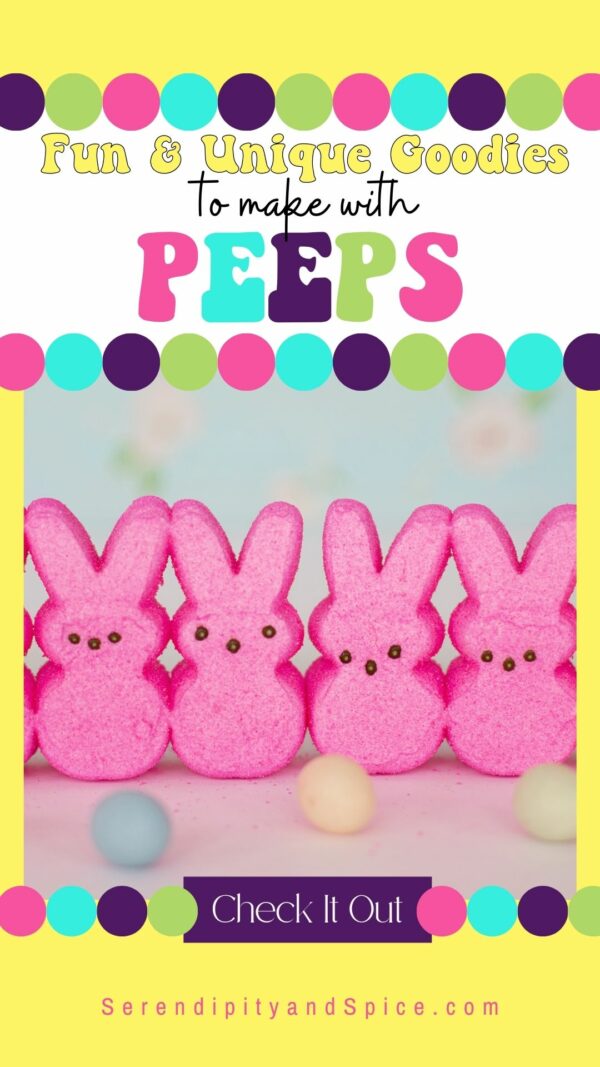 Goodies to make with peeps What the PEEP?! Crazy Peep Recipes and Crafts for Easter! What the PEEP?!  You'll never believe the crazy Peep recipes and crafts for Easter!  Grab some Easter decorating and cooking inspiration using Peeps.