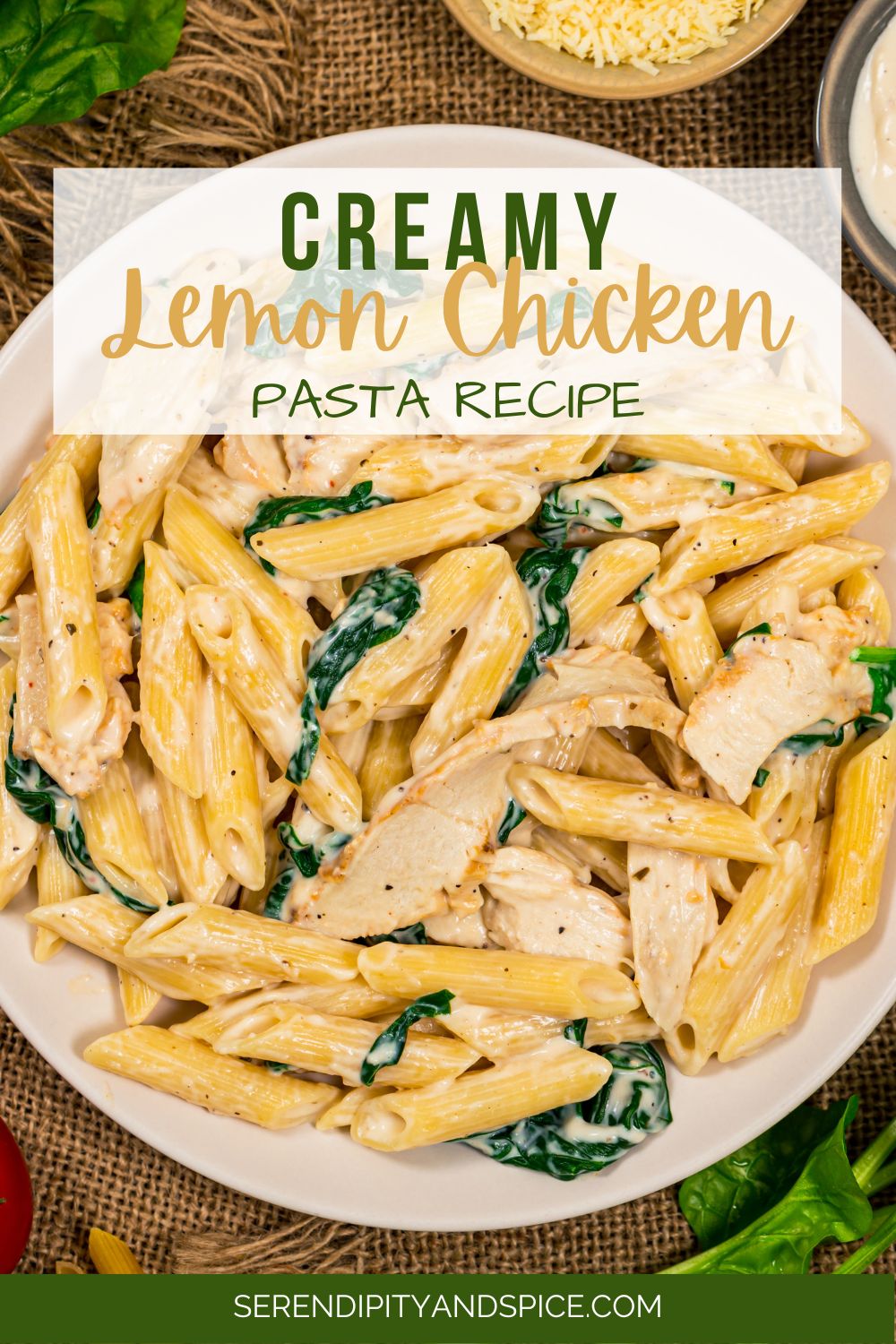 Creamy Lemon Chicken Pasta Recipe – Serendipity and Spice