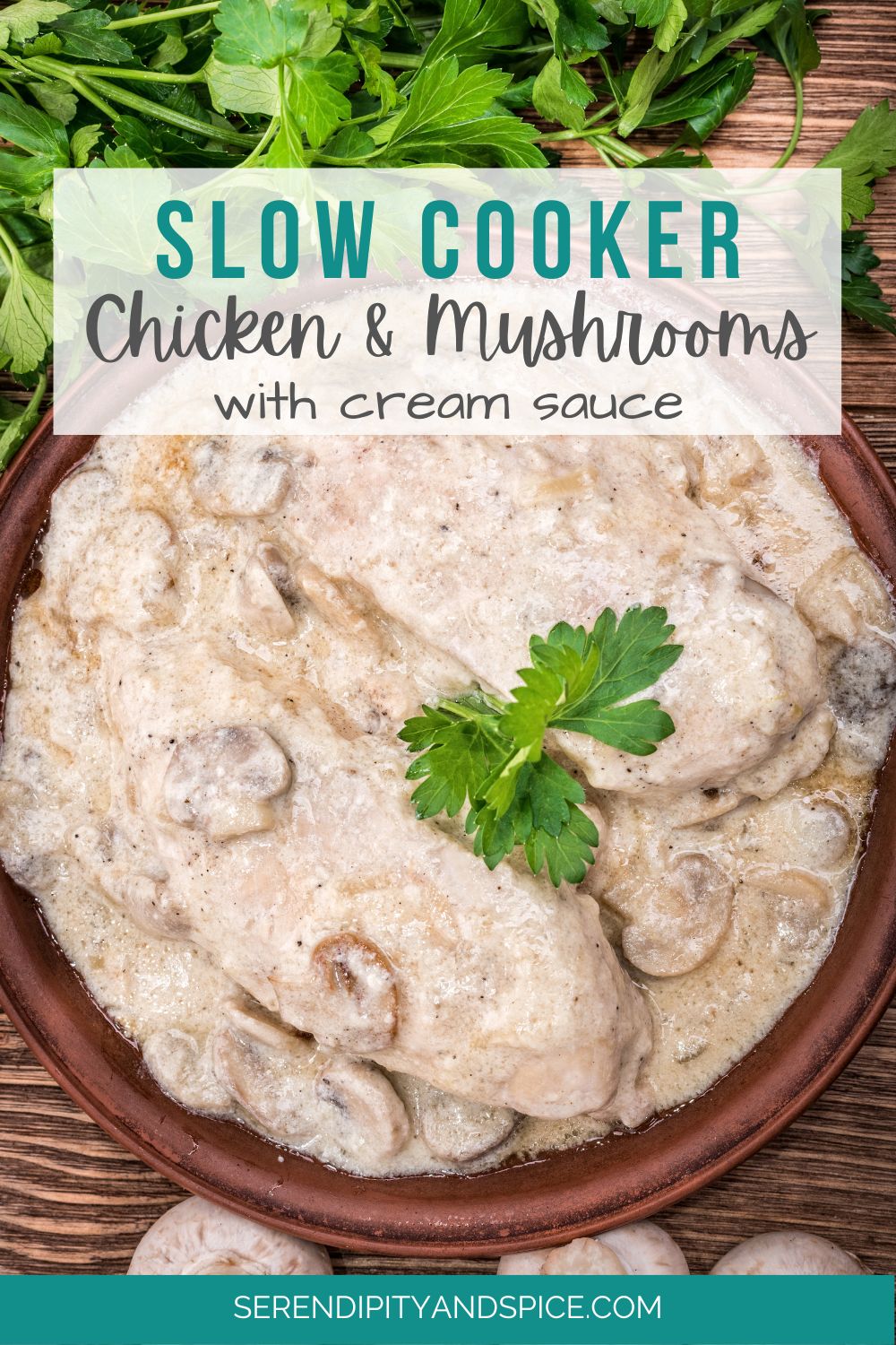 Easy Crockpot Chicken Recipe with Cream of Mushroom Soup – Serendipity