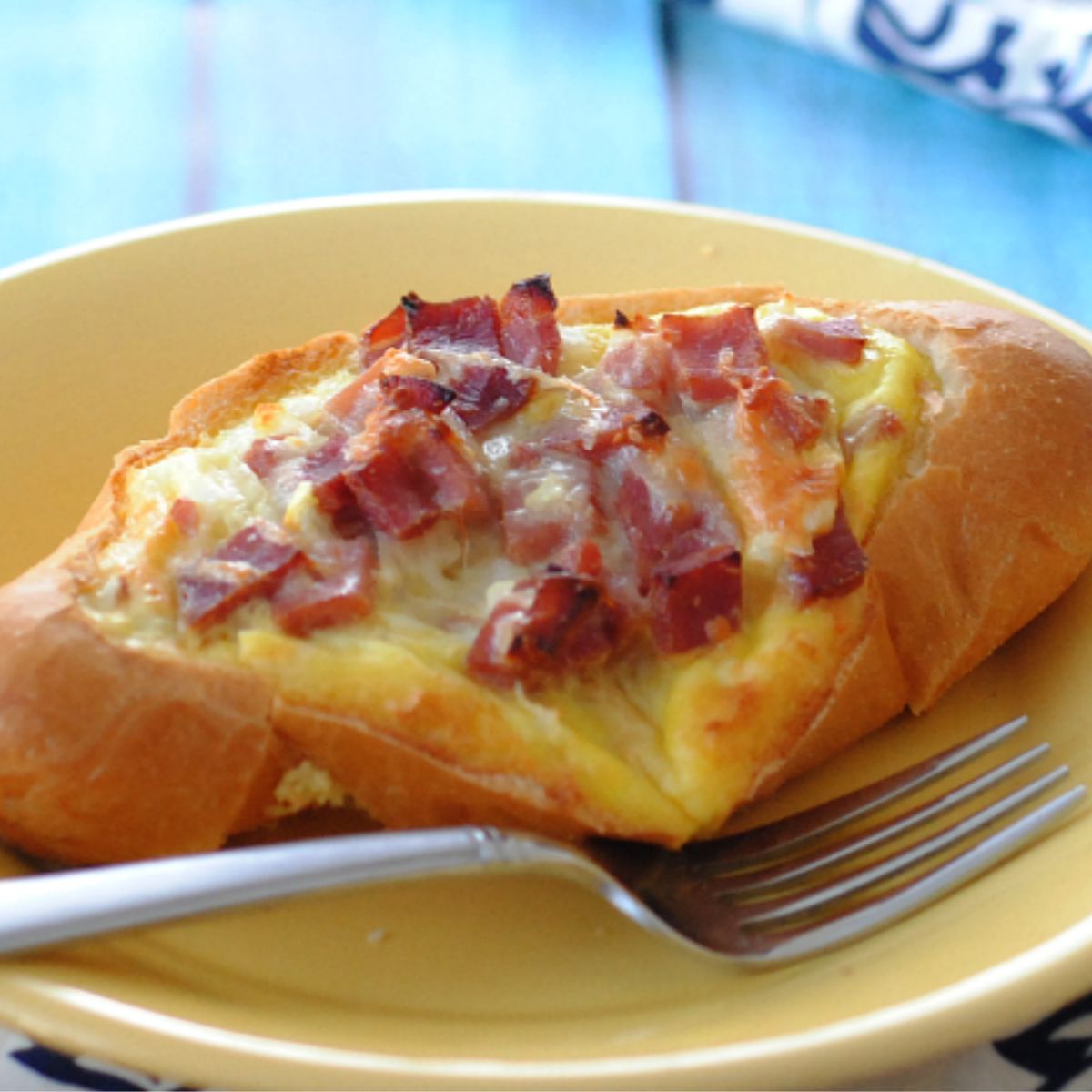 Ham Egg and Cheese Casserole Breakfast Boats Recipe