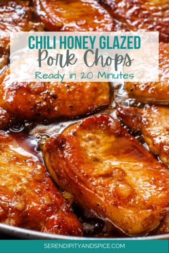 Sweet Chili Honey Glazed Pork Chops Recipe - Serendipity And Spice