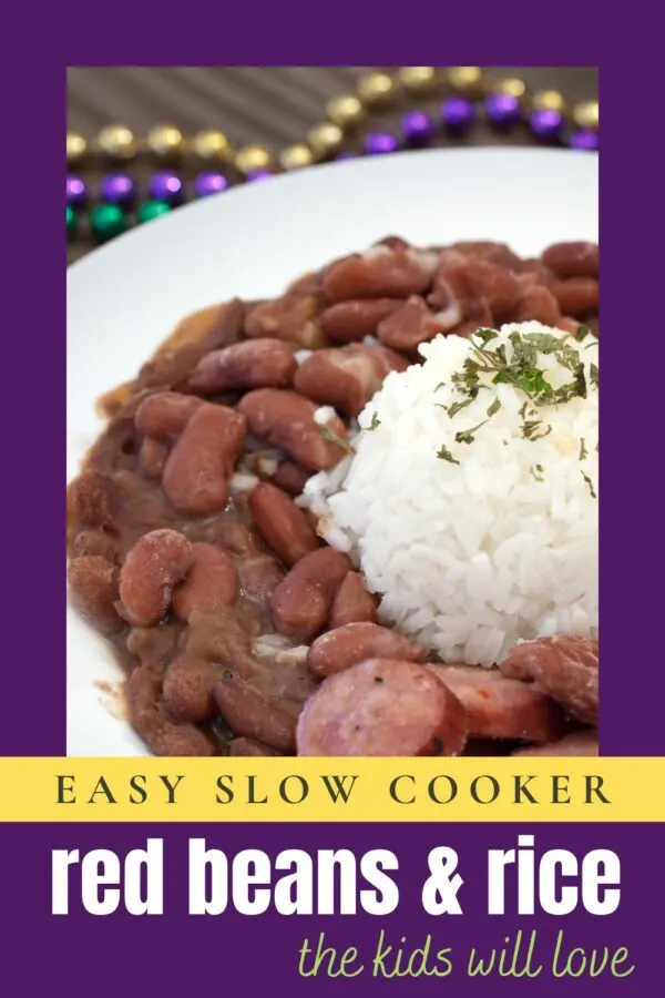 Slow Cooker Red Beans & Rice, Single Serving