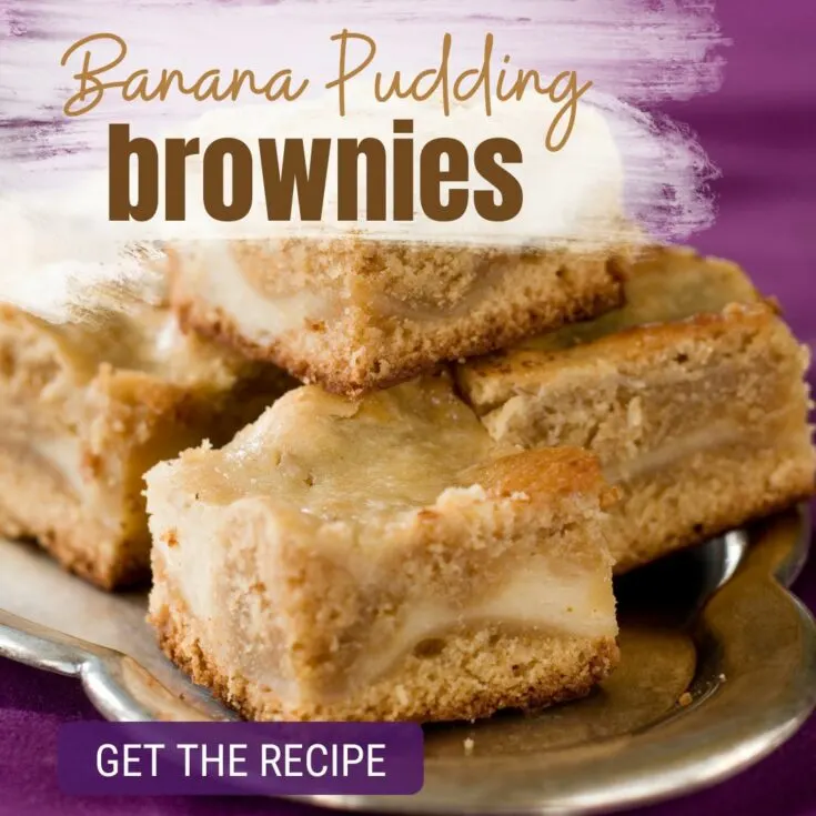 banana pudding brownies 1 Banana Pudding Brownies Make this banana pudding brownies recipe for a delicious spin on a classic dessert!