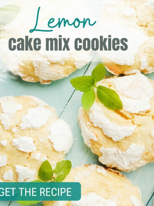 Lemon Cake Mix Cookies