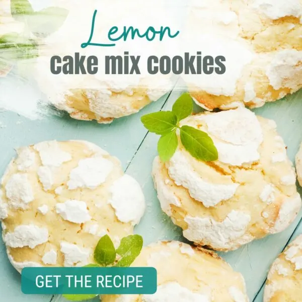 Lemon Cake Mix Cookies