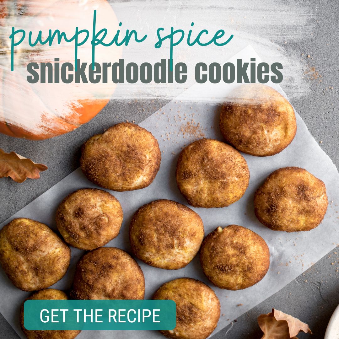 pumpkin snickerdoodle cookies - a delicious fall cookie recipe