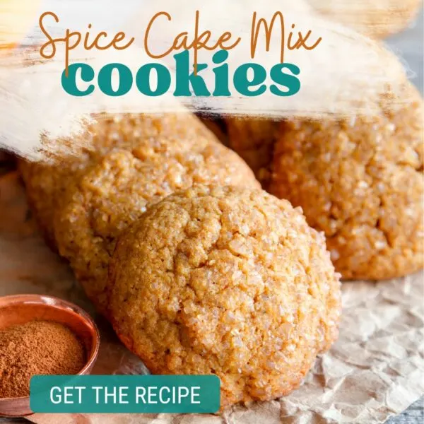 Spice Cake Mix Cookies