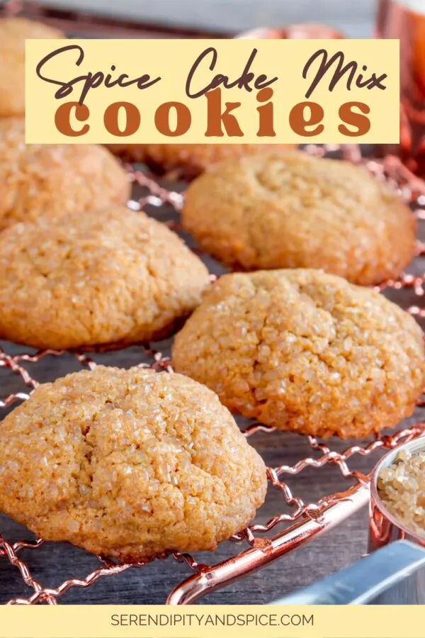 spice cake mix cookies