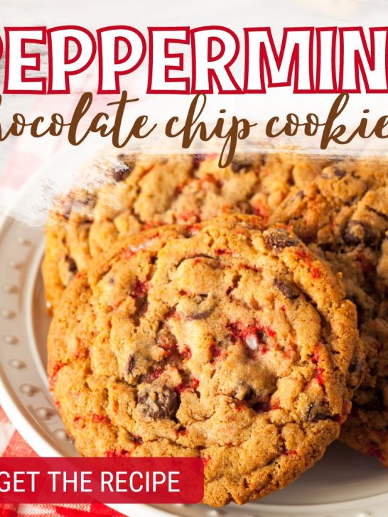 Peppermint Chocolate Chip Cookies