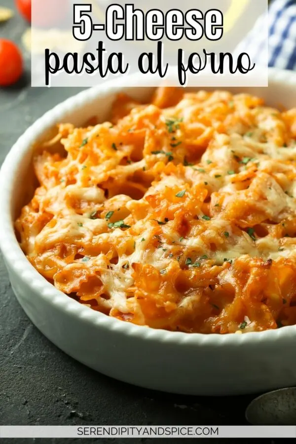 5 Cheese Pasta Al Forno Recipe - Copy Cat Olive Garden Baked Ziti al Forno