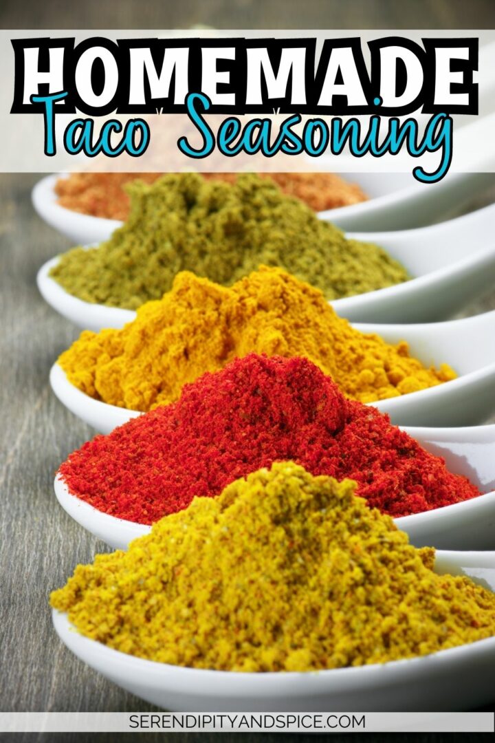 Homemade Chicken Taco Seasoning Recipe Serendipity And Spice