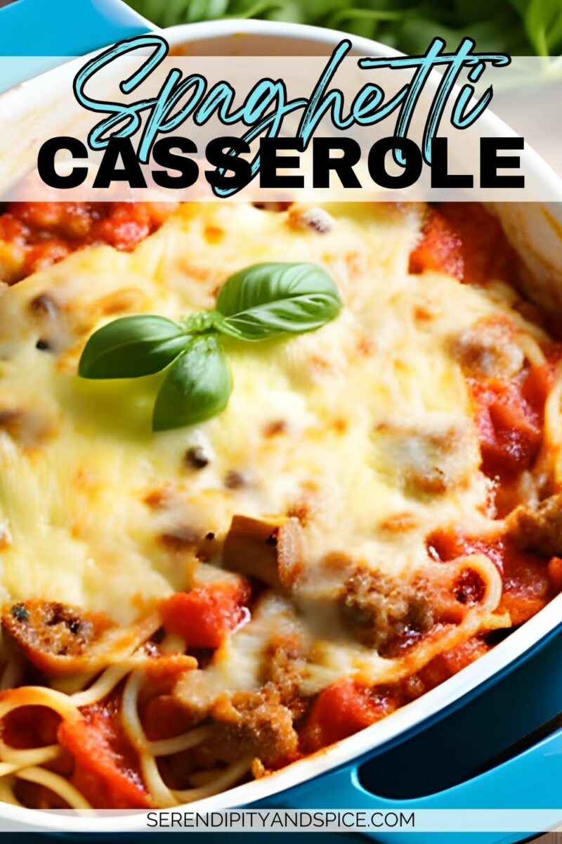 Baked Spaghetti Casserole Serendipity And Spice