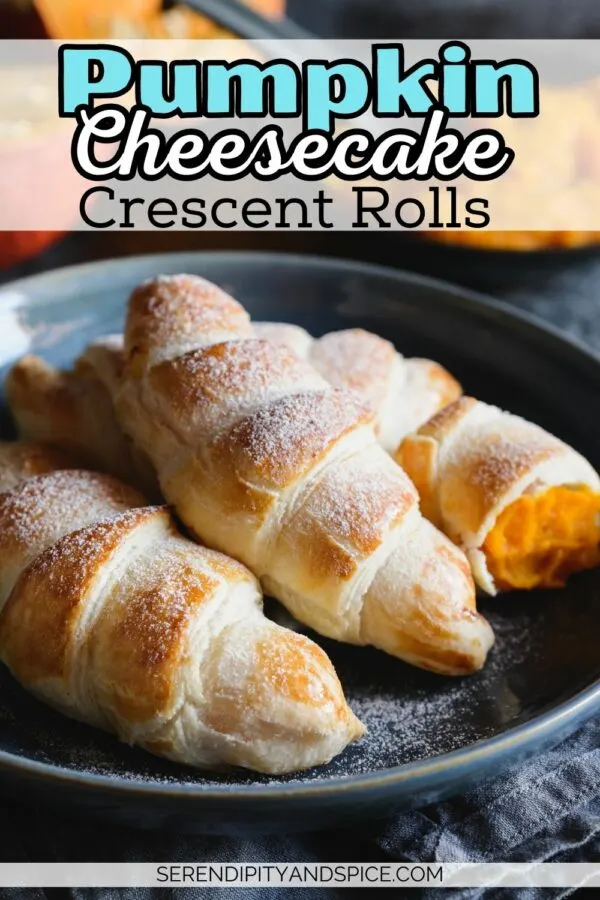 Pumpkin Cheesecake Crescent Rolls