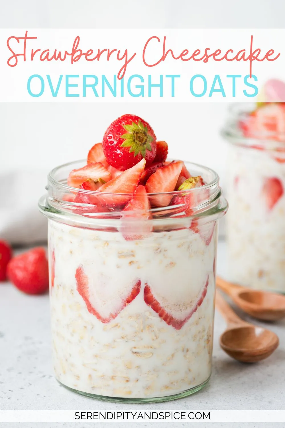 Strawberry Cheesecake Overnight Oats