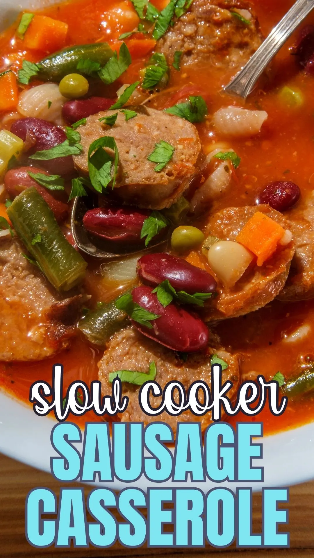 slow cooker sausage casserole recipe