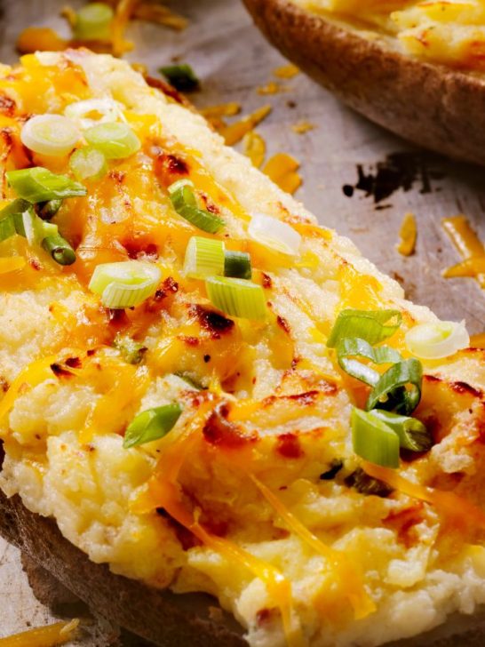 Air Fryer Twice Baked Potatoes