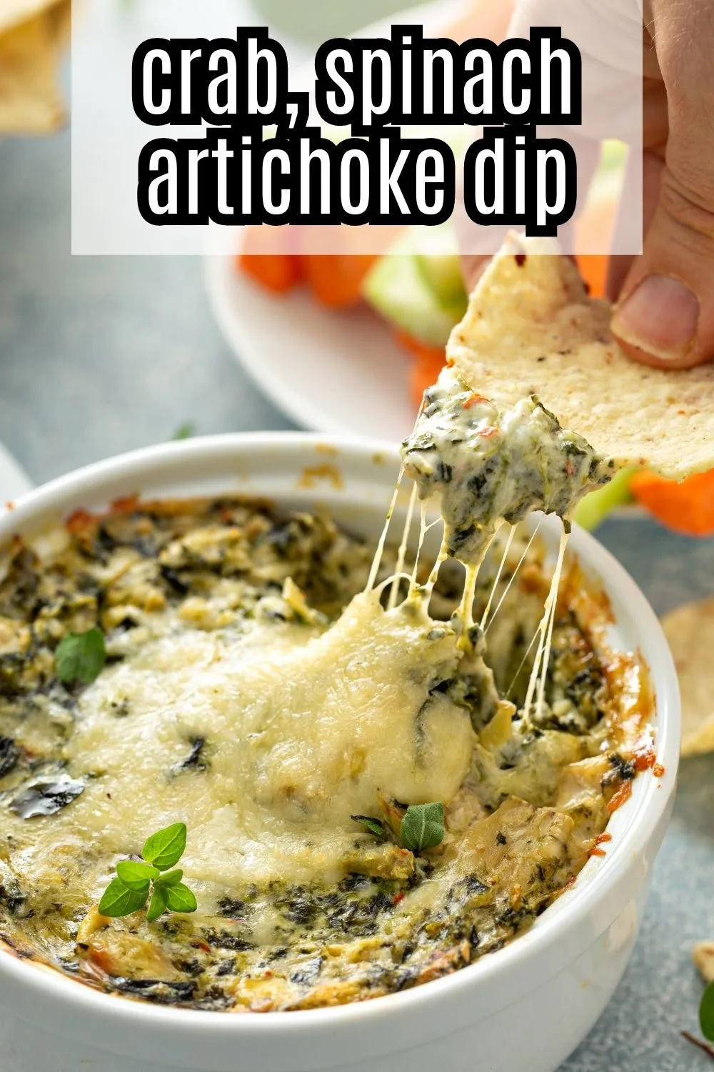 crab spinach artichoke dip