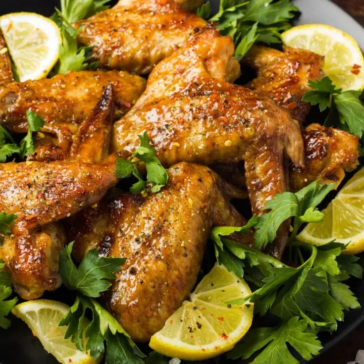 Honey Lemon Pepper Chicken Wings