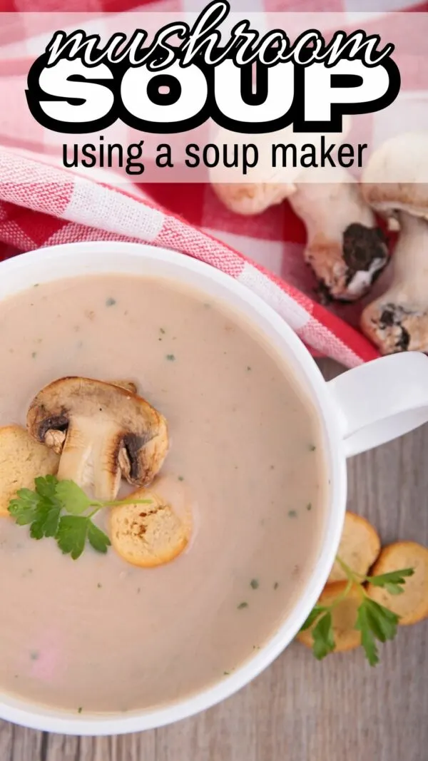 mushroom soup in a soup maker