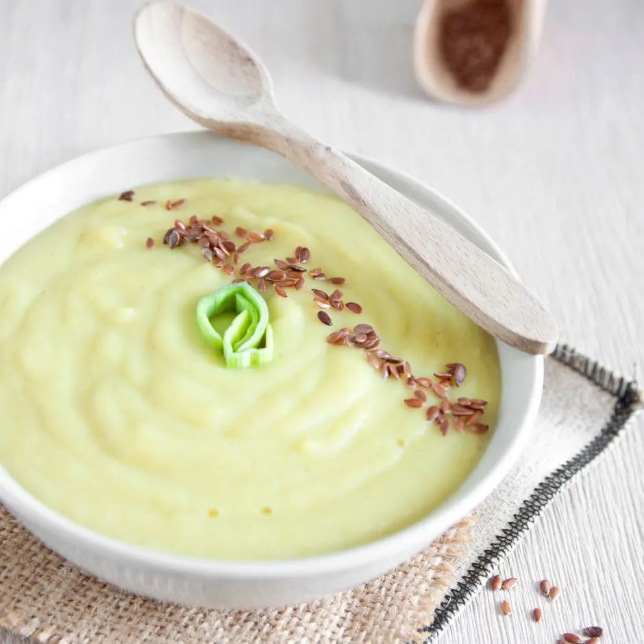 potato and leek soup in a soup maker