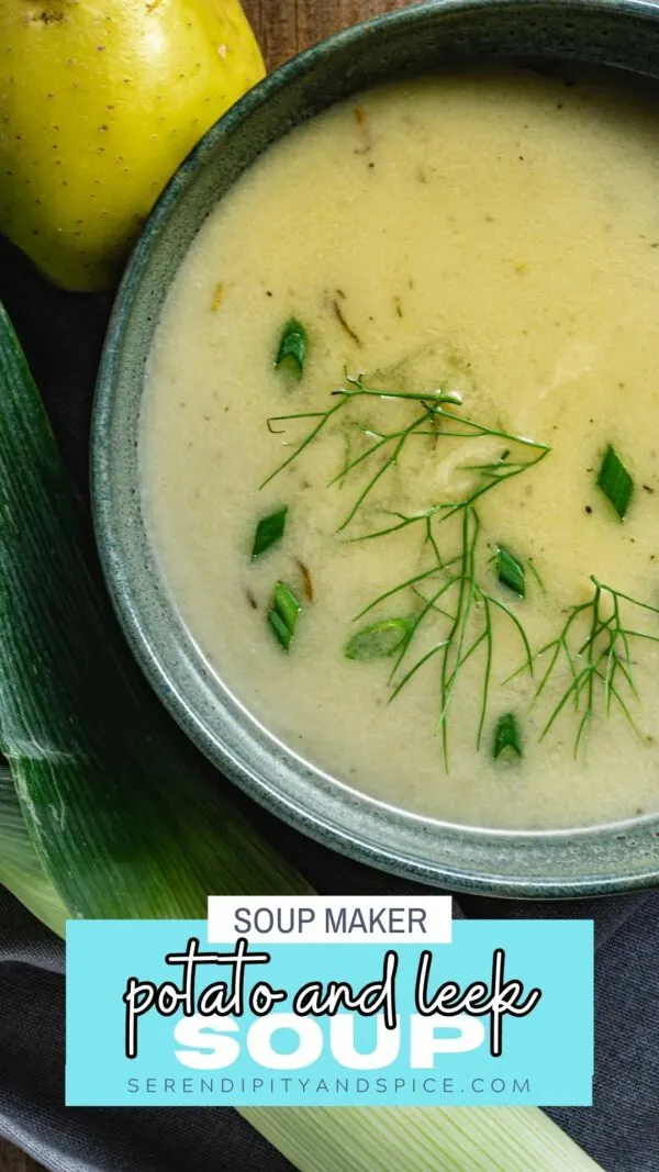 Potato & Leek Soup in the soup maker recipe
