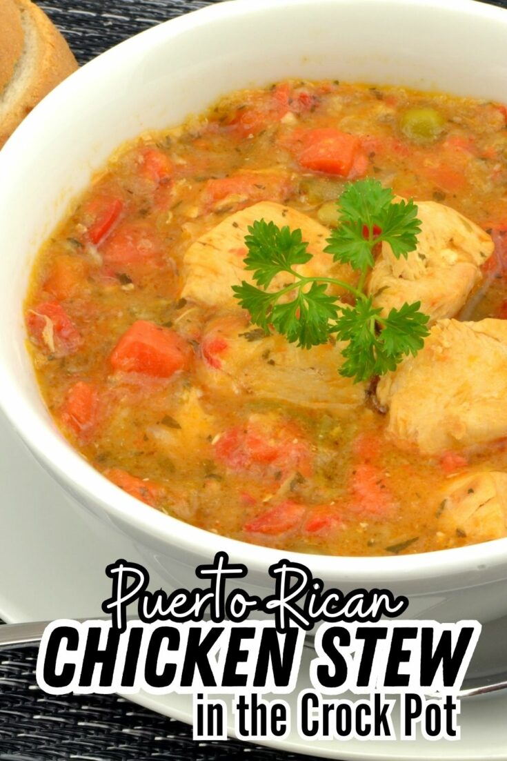 puerto Rican Chicken Stew Slow Cooker Recipe Flavorful Puerto Rican Chicken Stew Crock Pot Recipe The amazing Puerto Rican Chicken Stew Crock Pot Recipe is packed full of flavor and makes dinner easy!