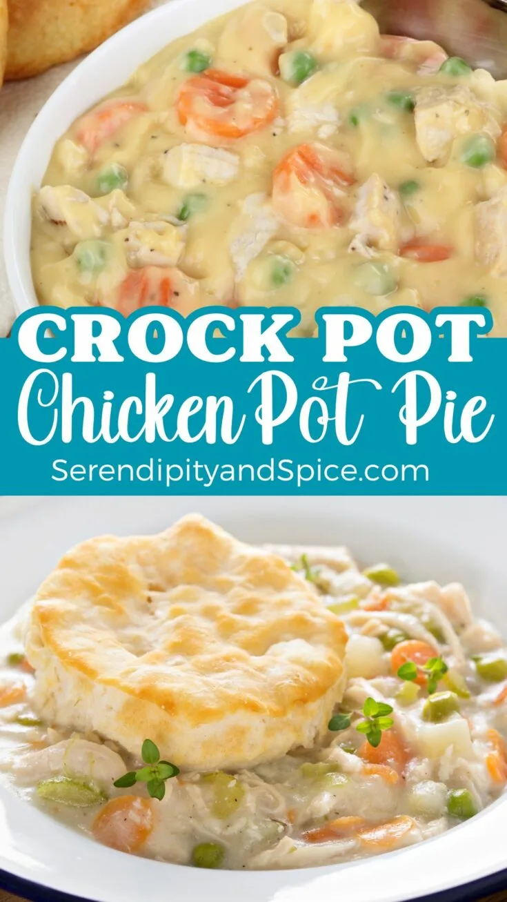 Easy Crock Pot Chicken Pot Pie - Serendipity And Spice