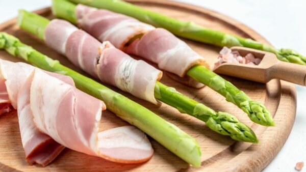 Air Fry Bacon Wrapped Asparagus Recipe