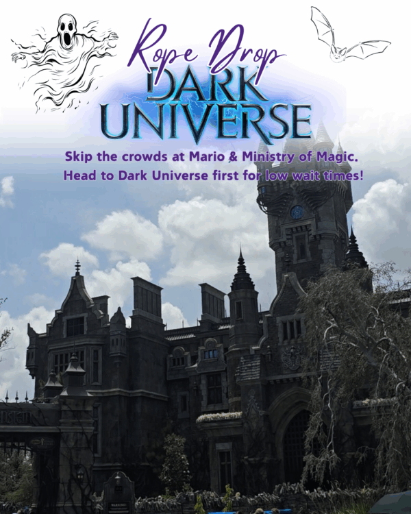 The Perfect Day at Epic Universe starts in Dark Universe