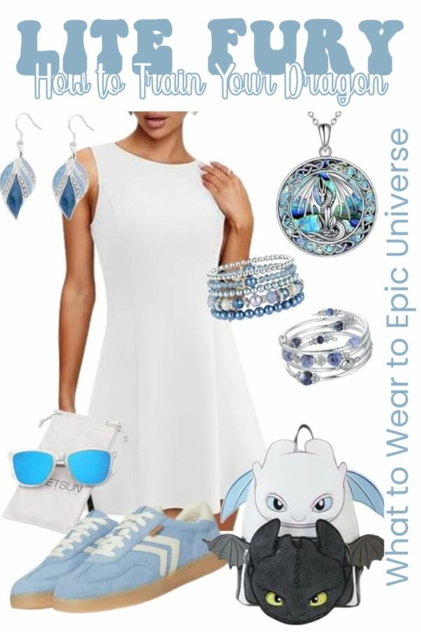 Epic Universe Outfit Idea for Isle of Berk based on Lite Fury from How to Train Your Dragon What to Wear to Epic Universe: Tips + Character-Inspired Outfits Planning your trip to Universal's Epic Universe? You’re going to want outfits that are cute, comfy, and perfect for photos in every themed land. Whether you're all about comfort, making a fashion statement, or showing off your favorite fandoms, here's your go-to guide for what to wear to Epic Universe... including "Epic Bounding" outfit ideas inspired by characters from each land.