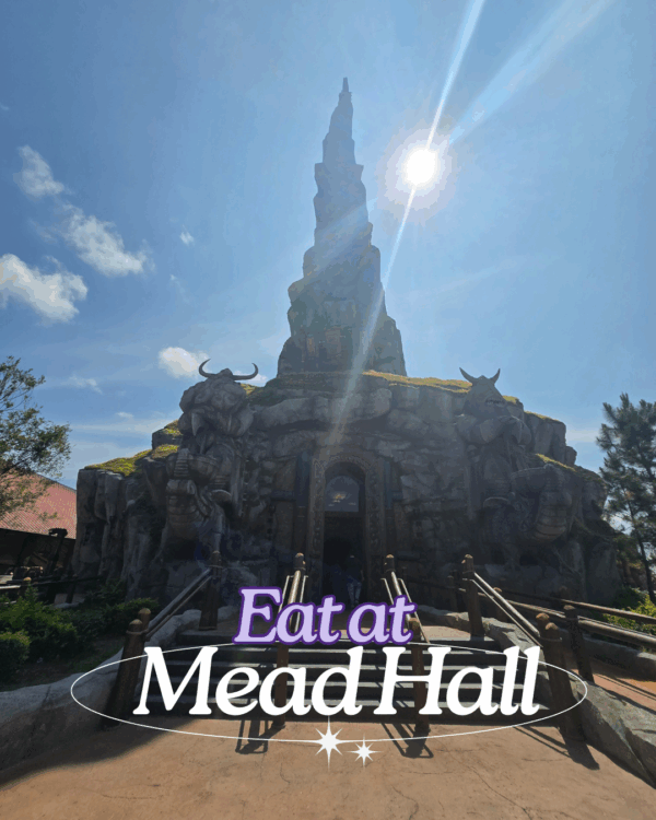 For the perfect day at Epic Universe eat at Mead Hall