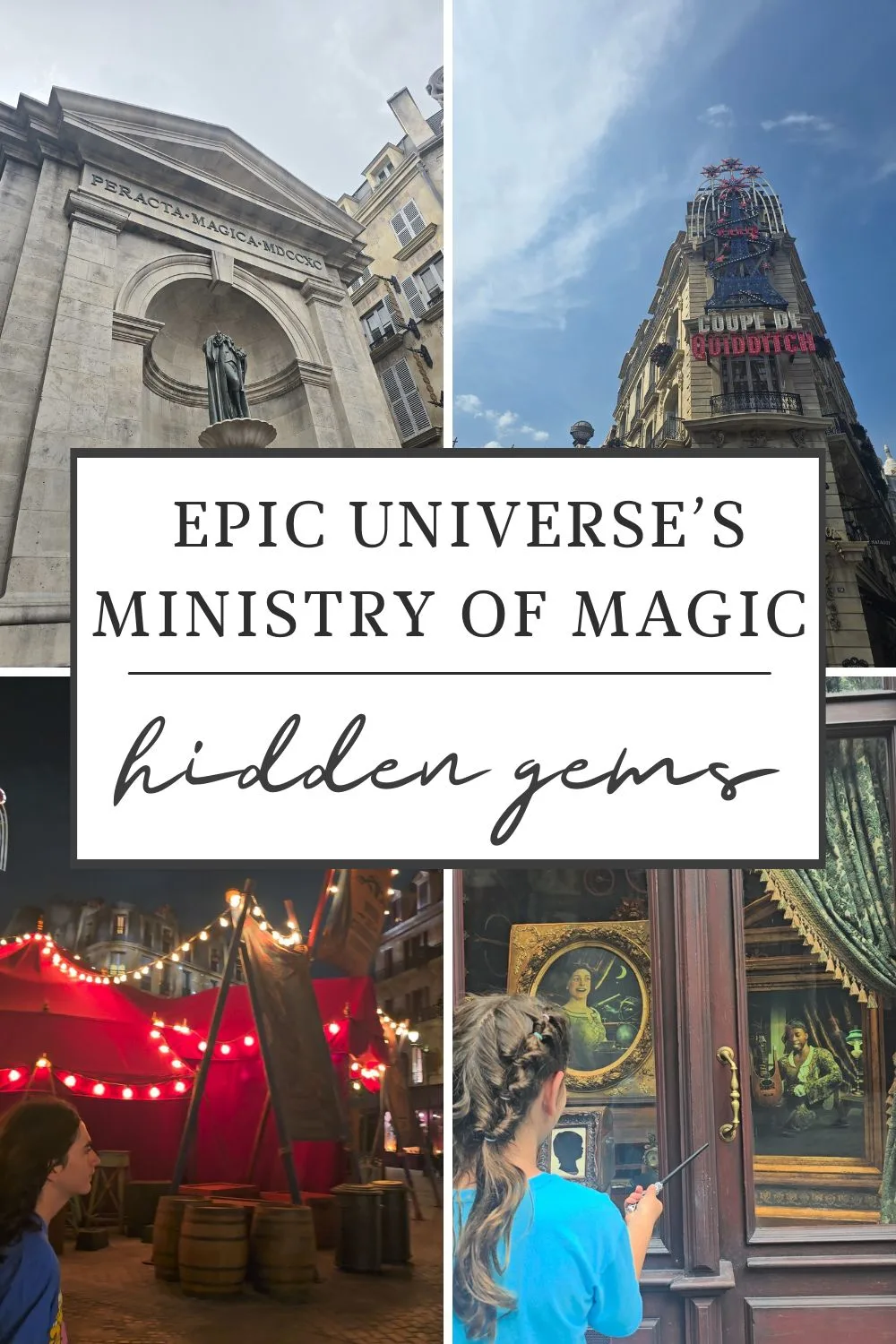 Epic Universe Wizarding World of Harry Potter Ministry of Magic Hidden Gems