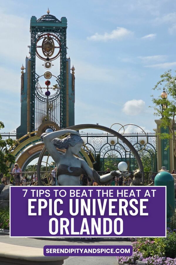 how to beat the heat at Epic Universe Orlando Tips to Stay Cool at Epic Universe Orlando We just got back from an AMAZINGLY EPIC trip to Universal Orlando's Epic Universe! The trip was incredible and I can't wait to share all of my Epic Universe Tips and Tricks... I will say "that Florida heat is next level!". Add to it that Epic Universe is a brand new theme park with baby trees and not much shade, I'm glad I thought ahead and took a few precautions to make sure we stayed as cool as possible.