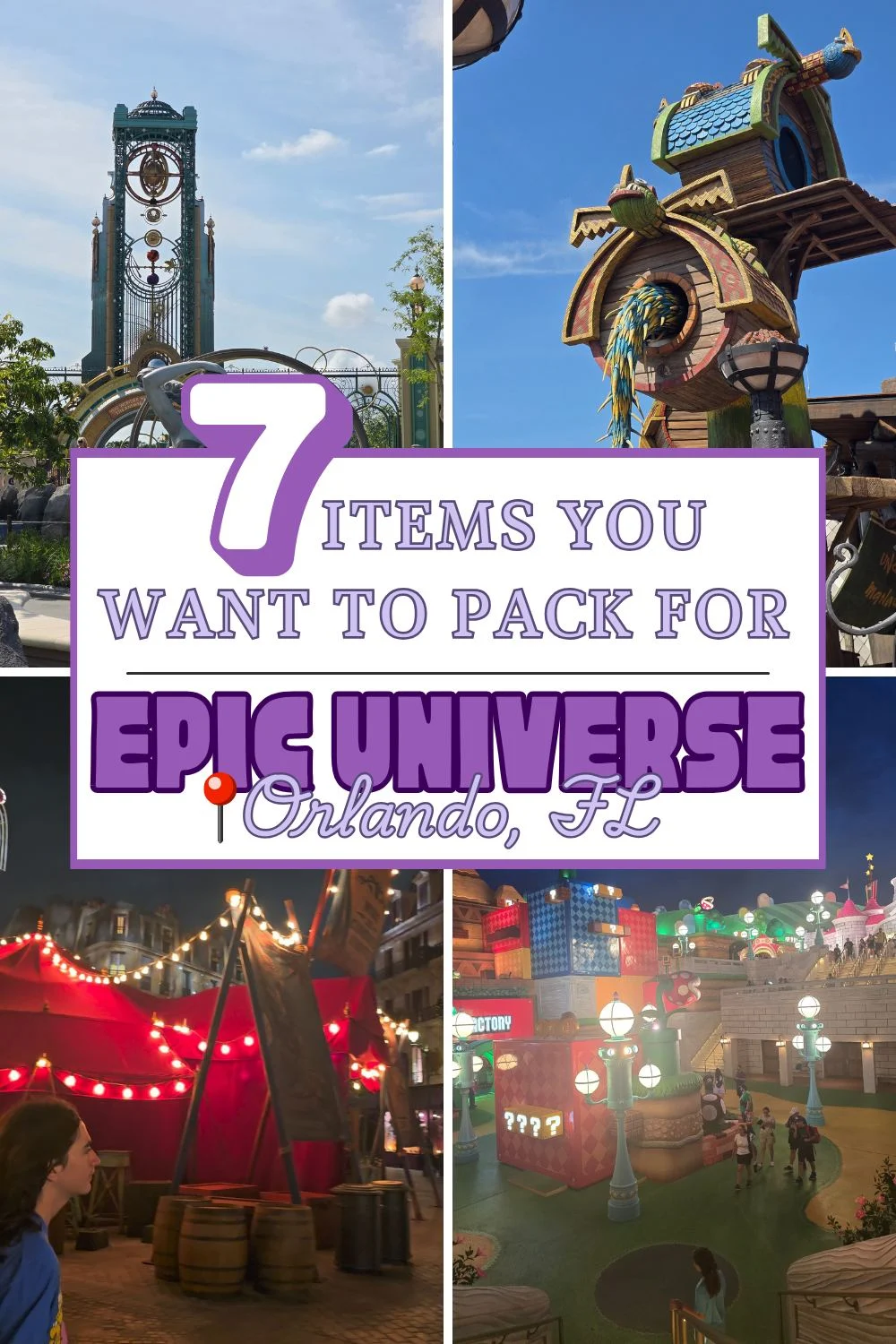 What to Pack for Epic Universe Orlando