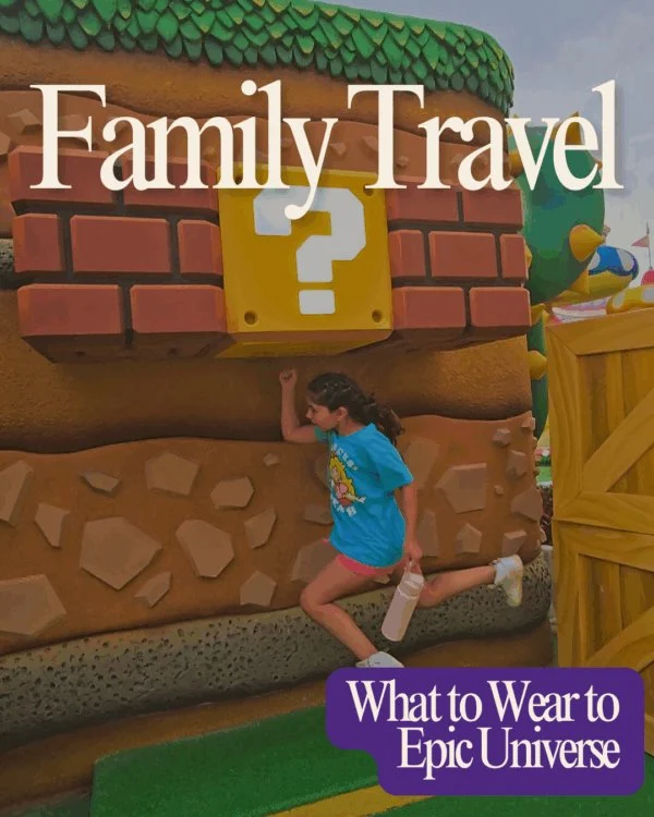 What to Wear to Epic Universe: Tips + Character-Inspired Outfits 1 What to Wear to Epic Universe: Tips + Character-Inspired Outfits what to wear to Epic Universe What to Wear to Epic Universe: Tips + Character-Inspired Outfits Planning your trip to Universal's Epic Universe? You’re going to want outfits that are cute, comfy, and perfect for photos in every themed land. Whether you're all about comfort, making a fashion statement, or showing off your favorite fandoms, here's your go-to guide for what to wear to Epic Universe... including "Epic Bounding" outfit ideas inspired by characters from each land.