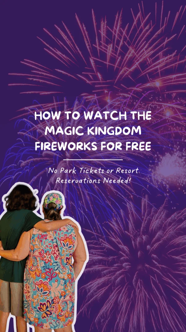 How to Watch Disney Magic Kingdom Fireworks for Free – 5 Best Spots Without a Ticket 4 How to Watch Disney Magic Kingdom Fireworks for Free – 5 Best Spots Without a Ticket 1 1 How to Watch Disney Magic Kingdom Fireworks for Free – 5 Best Spots Without a Ticket Get a front row seat and watch the Magic Kingdom Fireworks for free at one of these 5 spots. I'm sharing my free printable itinerary for getting to the fireworks...